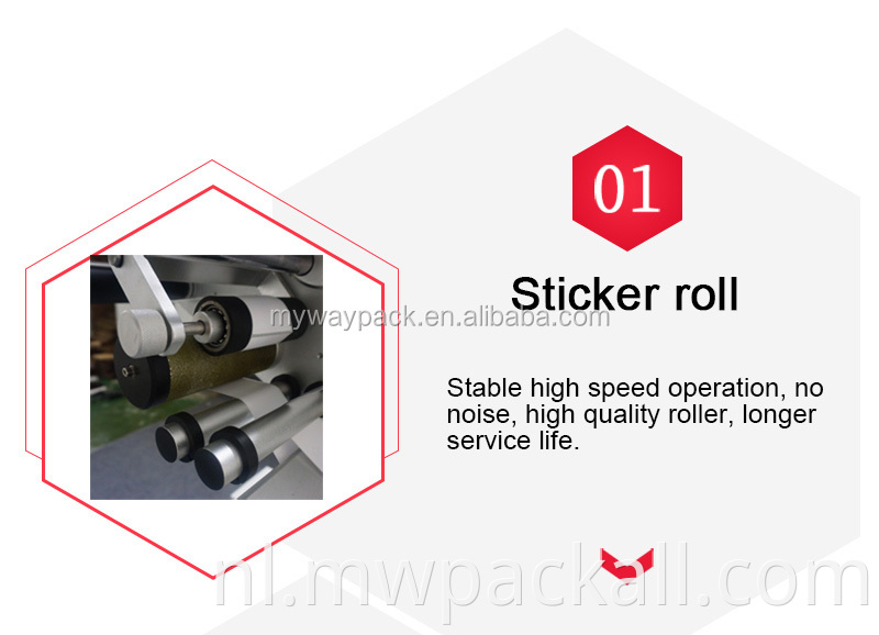 Automatische etiketteringsmachine Carton Corner Two Sides Sticker Labeler Machine met een goede prijs